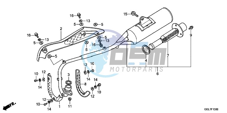 EXHAUST MUFFLER