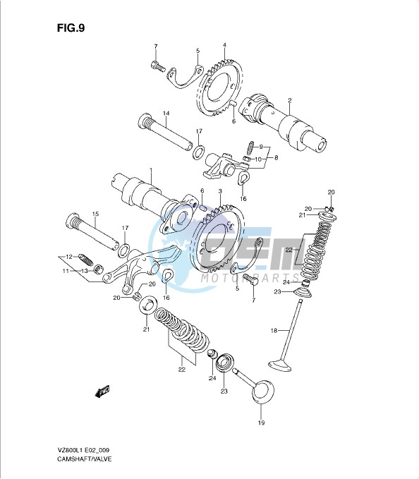 CAMSHAFT - VALVE