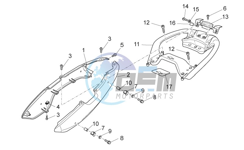 Rear body - Rear fairing