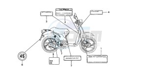 SGX50 drawing CAUTION LABEL