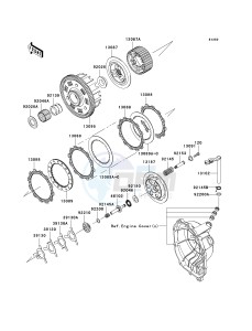 ZX 600 N [ZX-6RR] (N1) N1 drawing CLUTCH