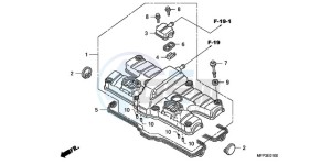 CB1300SA9 SI / ABS BCT MME TWO - (SI / ABS BCT MME TWO) drawing CYLINDER HEAD COVER