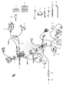 LT-A500F (E3-E28) drawing WIRING HARNESS (MODEL K2)