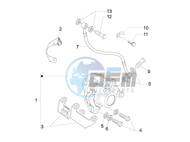 Brakes pipes - Calipers