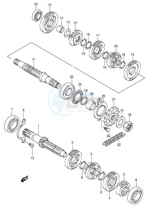 VL125 (E2) drawing TRANSMISSION