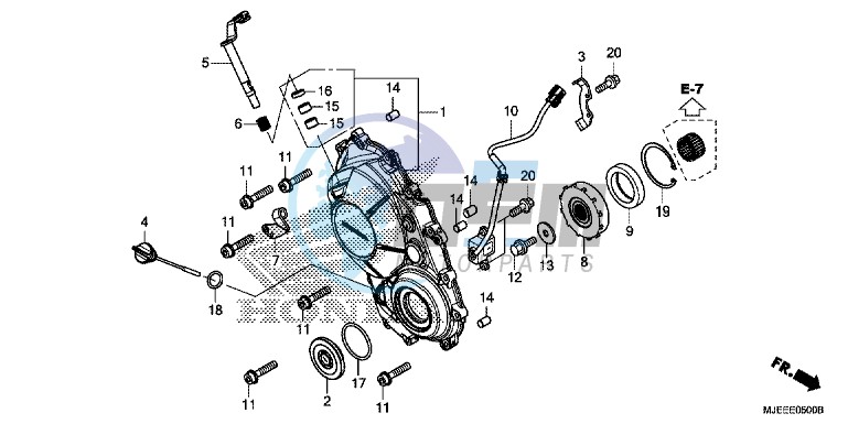 RIGHT CRANKCASE COVER