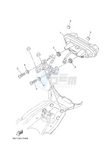 MTN1000 MTN-1000 MT-10 (B67G) drawing TAILLIGHT