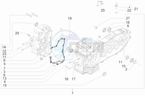 MP3 400 ie lt Touring drawing Crankcase