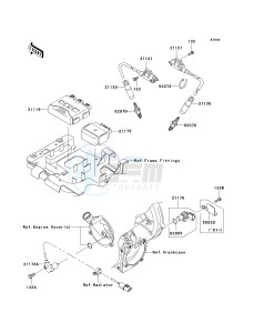 KVF 750 C [BRUTE FORCE 750 4X4I] (C6F-C7F) C7F drawing IGNITION SYSTEM