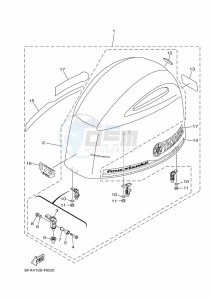 F175CET drawing FAIRING-UPPER