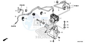 NC750XAG NC750X Europe Direct - (ED) drawing ABS MODULATOR