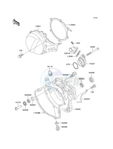 KX 60 B [X60] (B6-B9) drawing ENGINE COVER