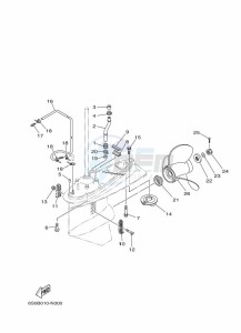 F100BETL drawing PROPELLER-HOUSING-AND-TRANSMISSION-2