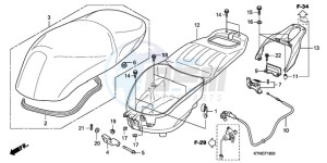 SH300AR9 Europe Direct - (ED / ABS SPC) drawing SEAT/LUGGAGE BOX