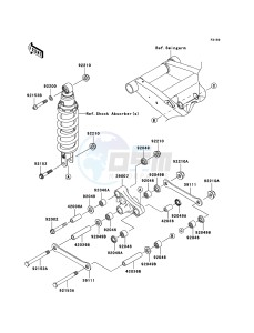 Z750 ZR750L9F GB XX (EU ME A(FRICA) drawing Suspension