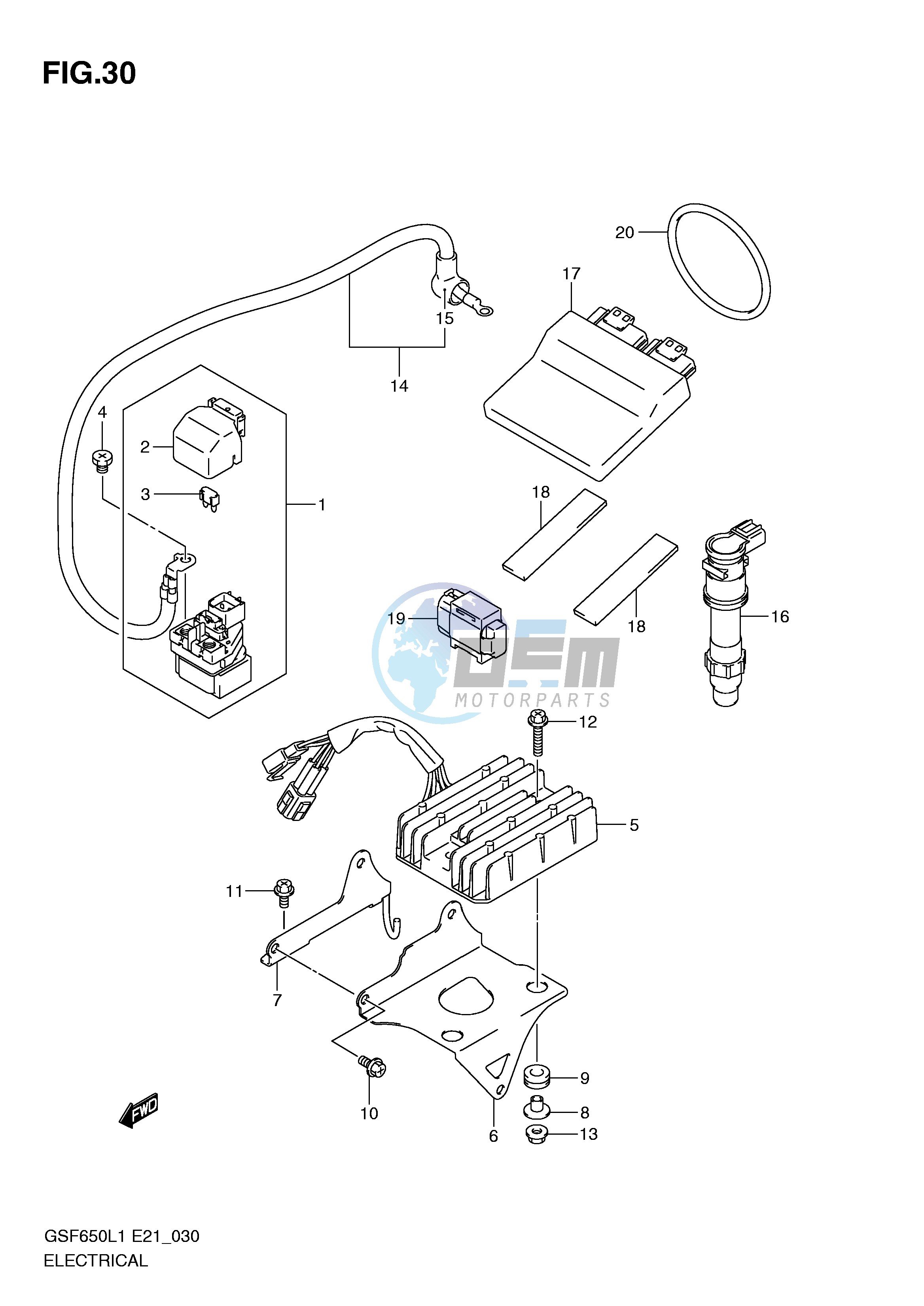 ELECTRICAL (GSF650SL1 E21)