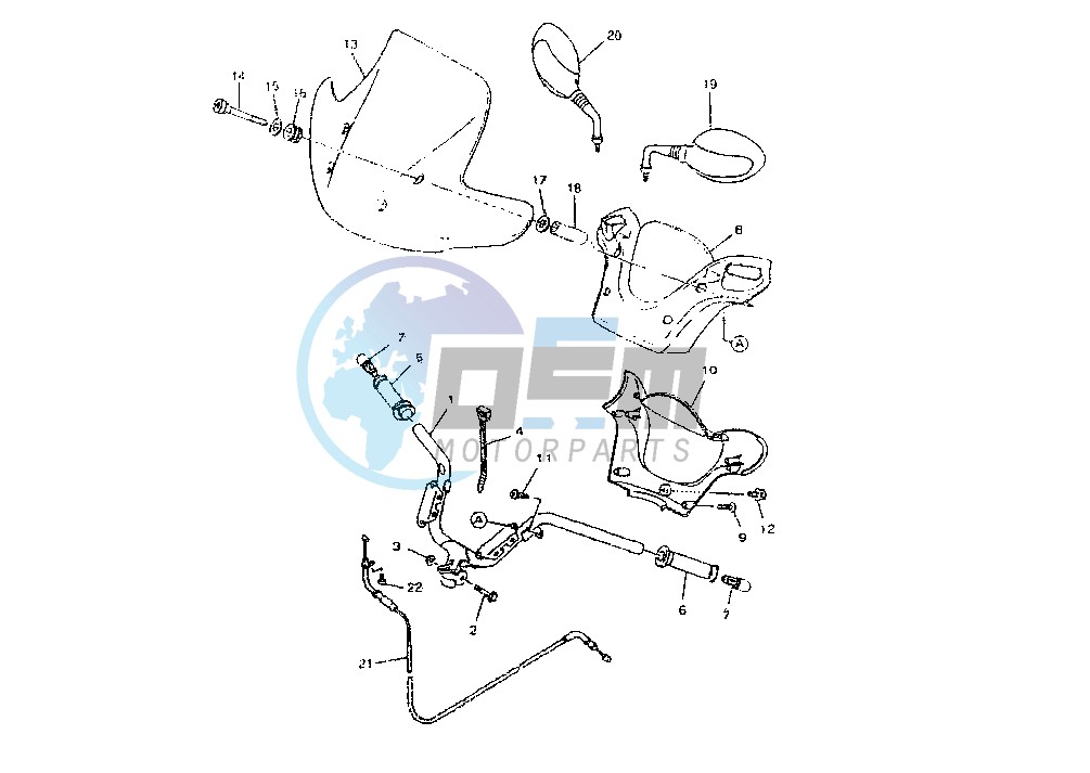 STEERING HANDLE -CABLE