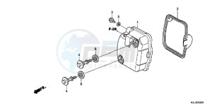 NSC110MPDC drawing CYLINDER HEAD COVER