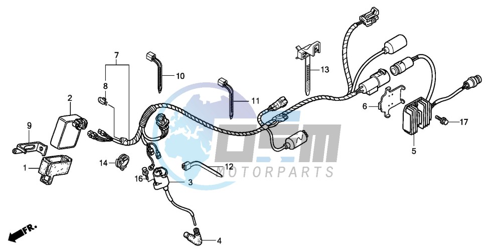 WIRE HARNESS (TRX300EX'07,'08)