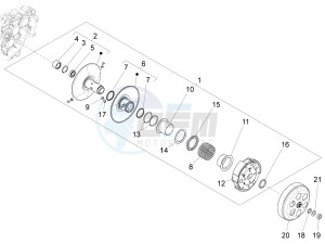 S 125 4T 3V ie drawing Driven pulley