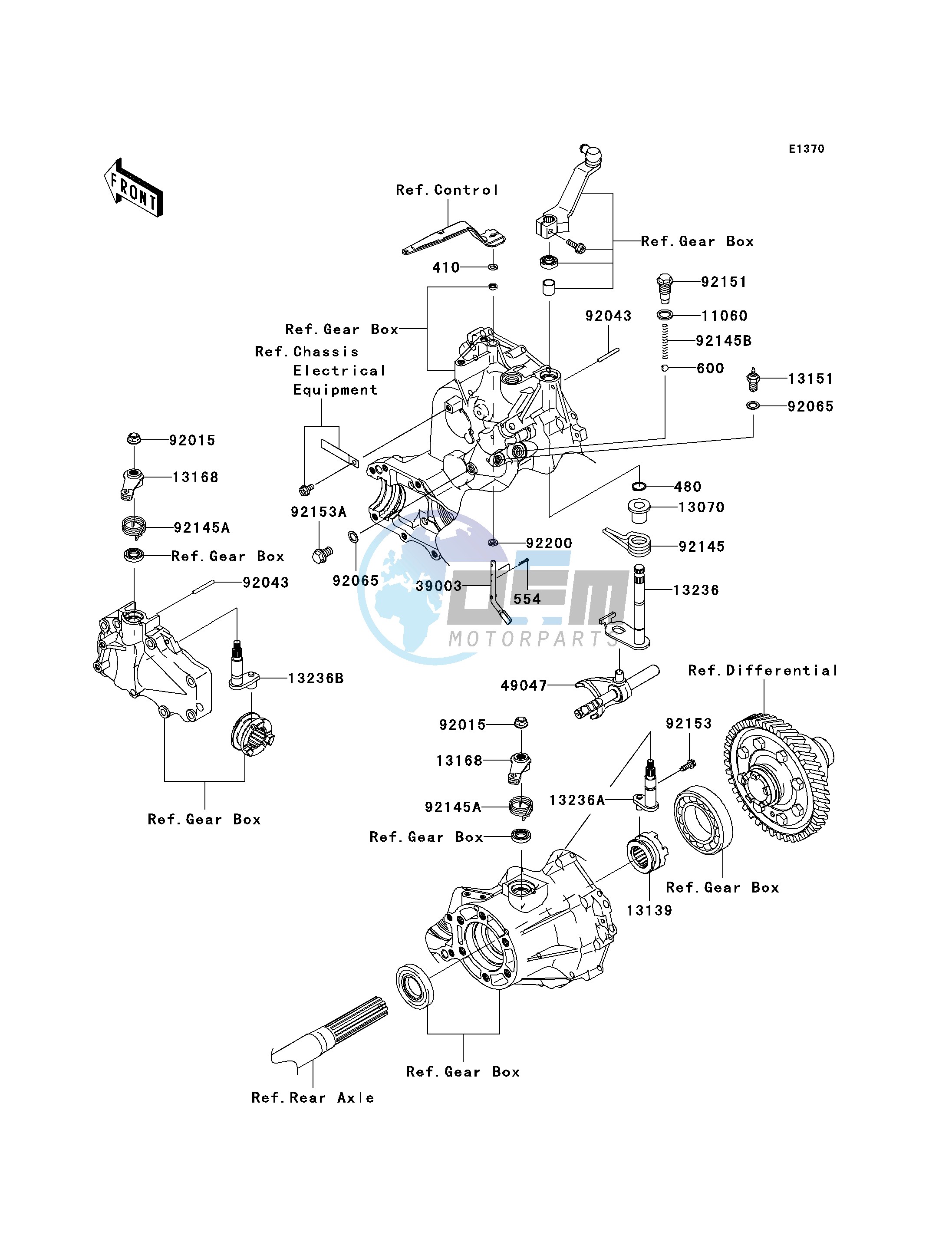 GEAR CHANGE MECHANISM