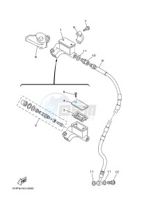 TT-R125 TT-R125LWE (2PT3) drawing FRONT MASTER CYLINDER