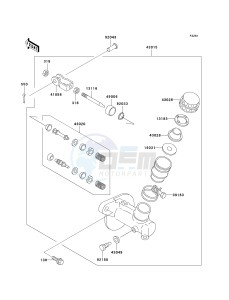 KAF 300 D [MULE 520] (D1-D2) [MULE 520] drawing MASTER CYLINDER