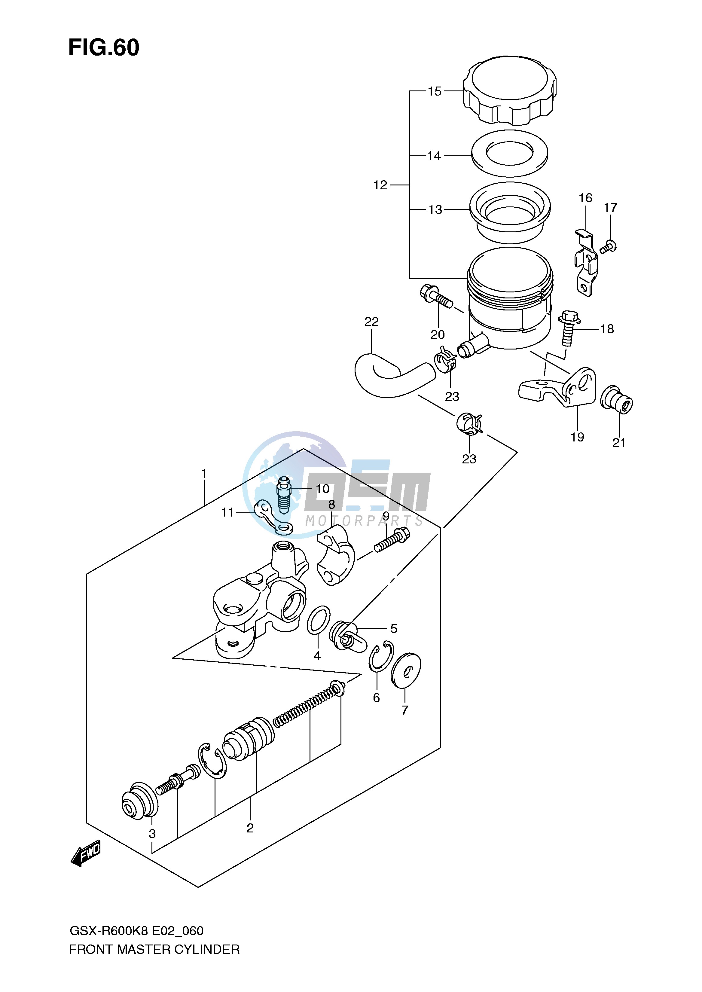 FRONT MASTER CYLINDER