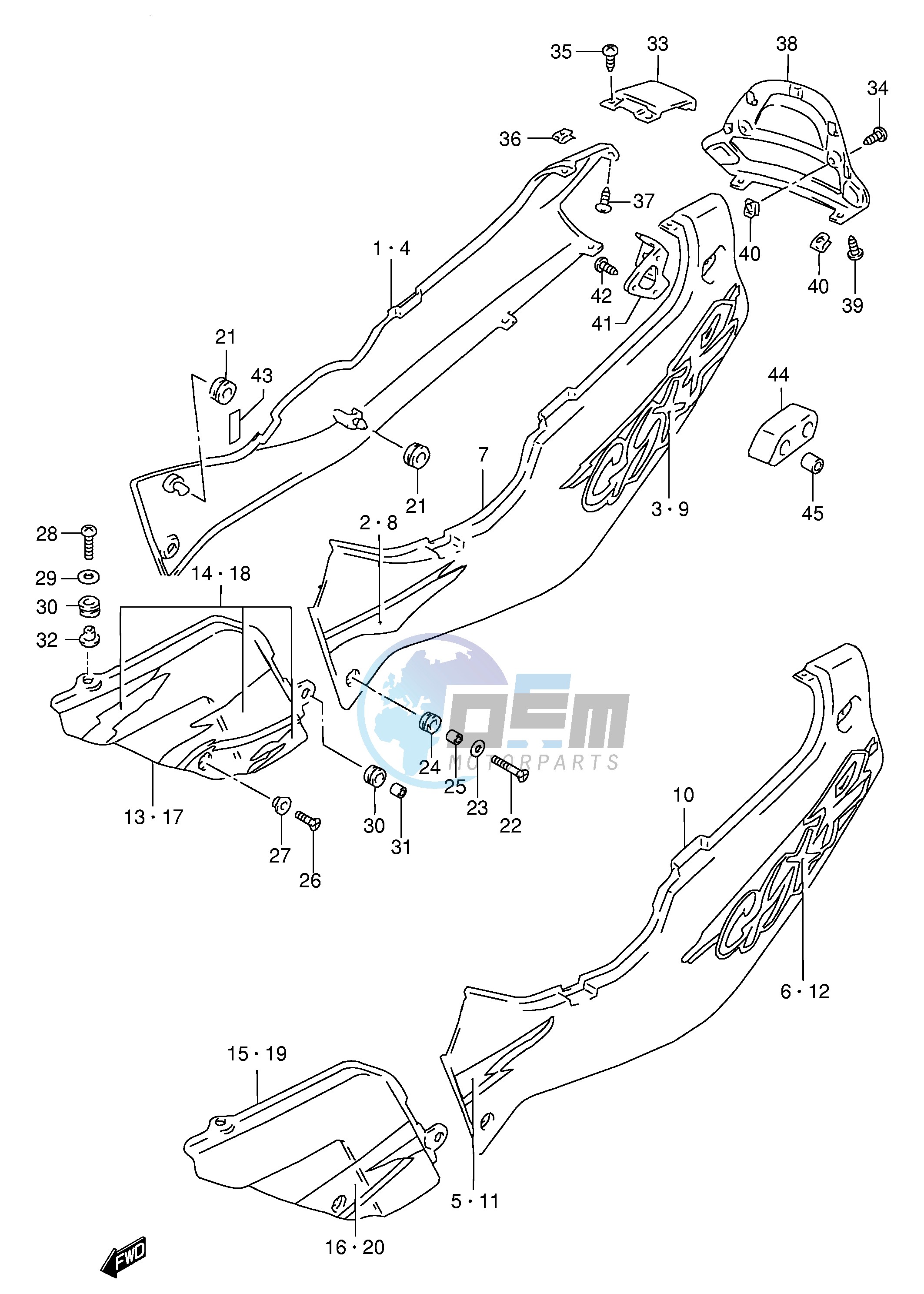 FRAME COVER (MODEL R)