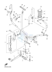 FJR1300A FJR1300A ABS (1MC9 1MCA 1MCB) drawing REAR MASTER CYLINDER