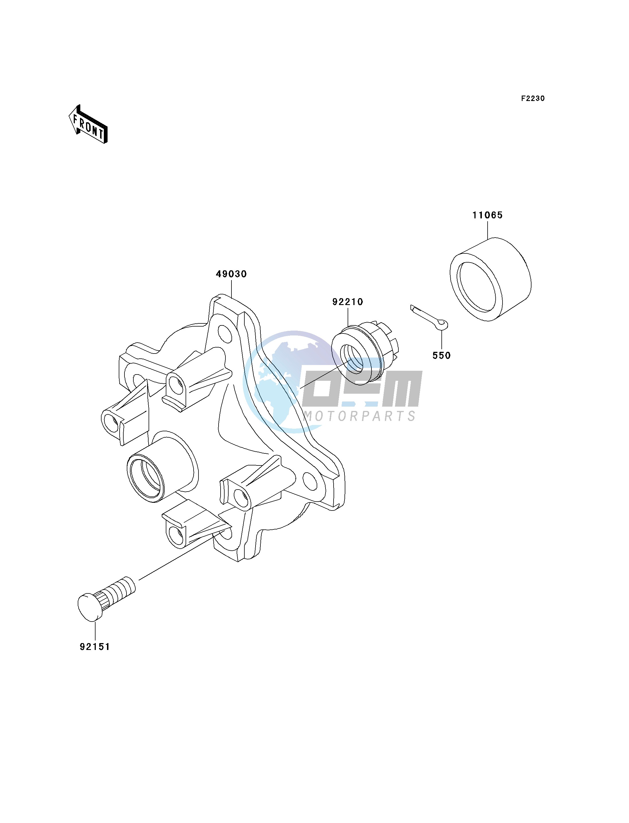 FRONT HUB