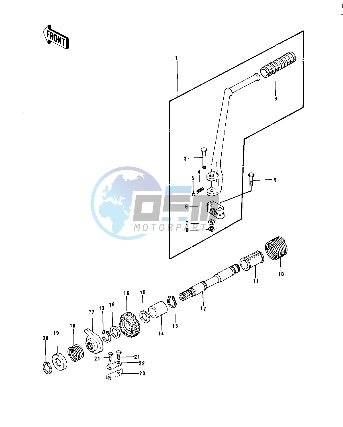 KICKSTARTER MECHANISM