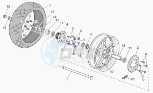 MGS-01 1200 Corsa Corsa drawing Rear wheel