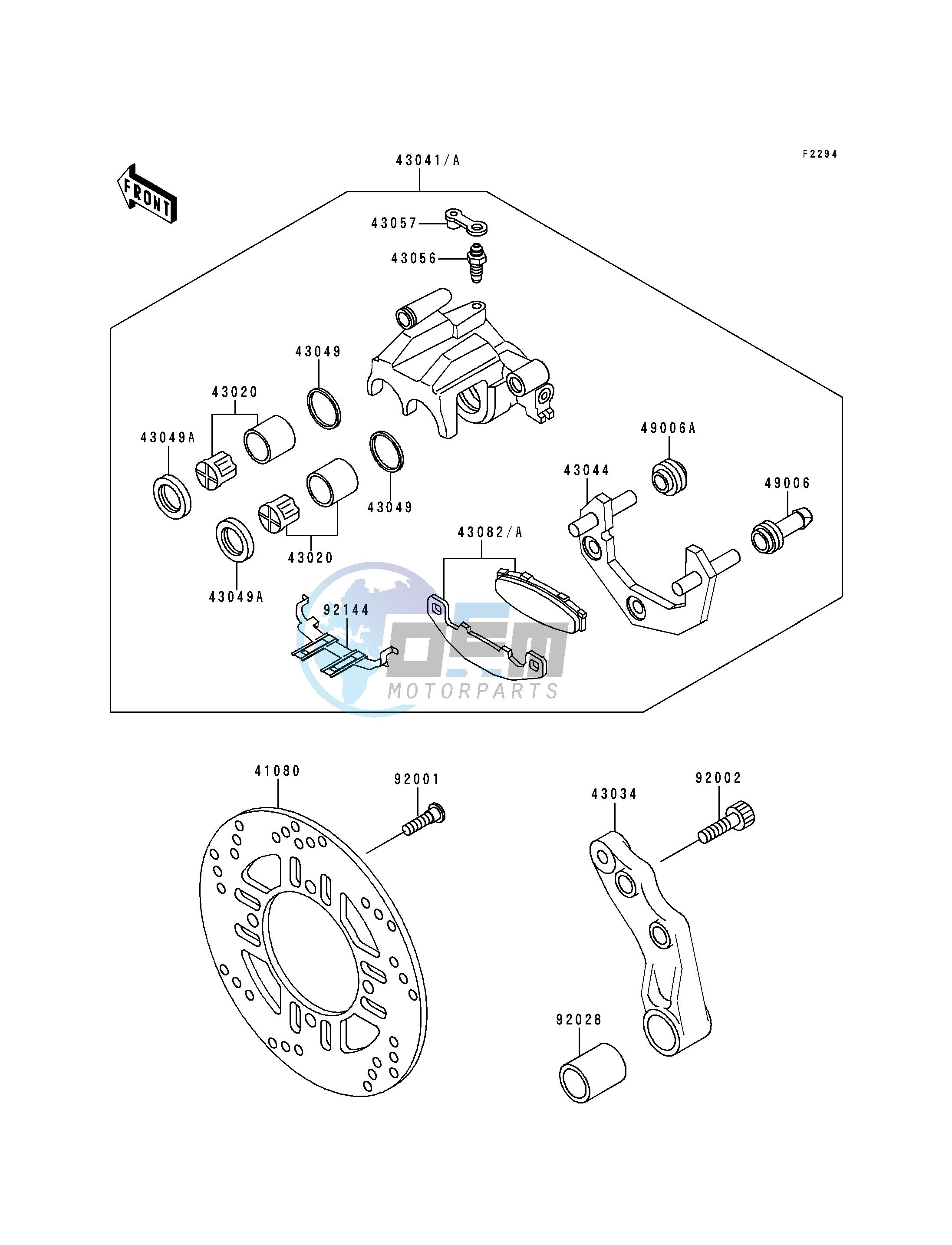 REAR CALIPER-- ZR550-B1_B2_B3- -