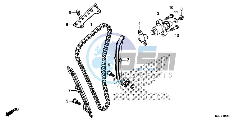 CAM CHAIN/TENSIONER