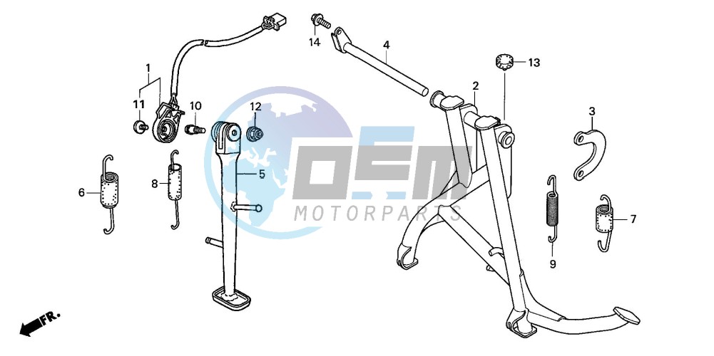 STAND (CBF600S6/SA6/N6/NA6)