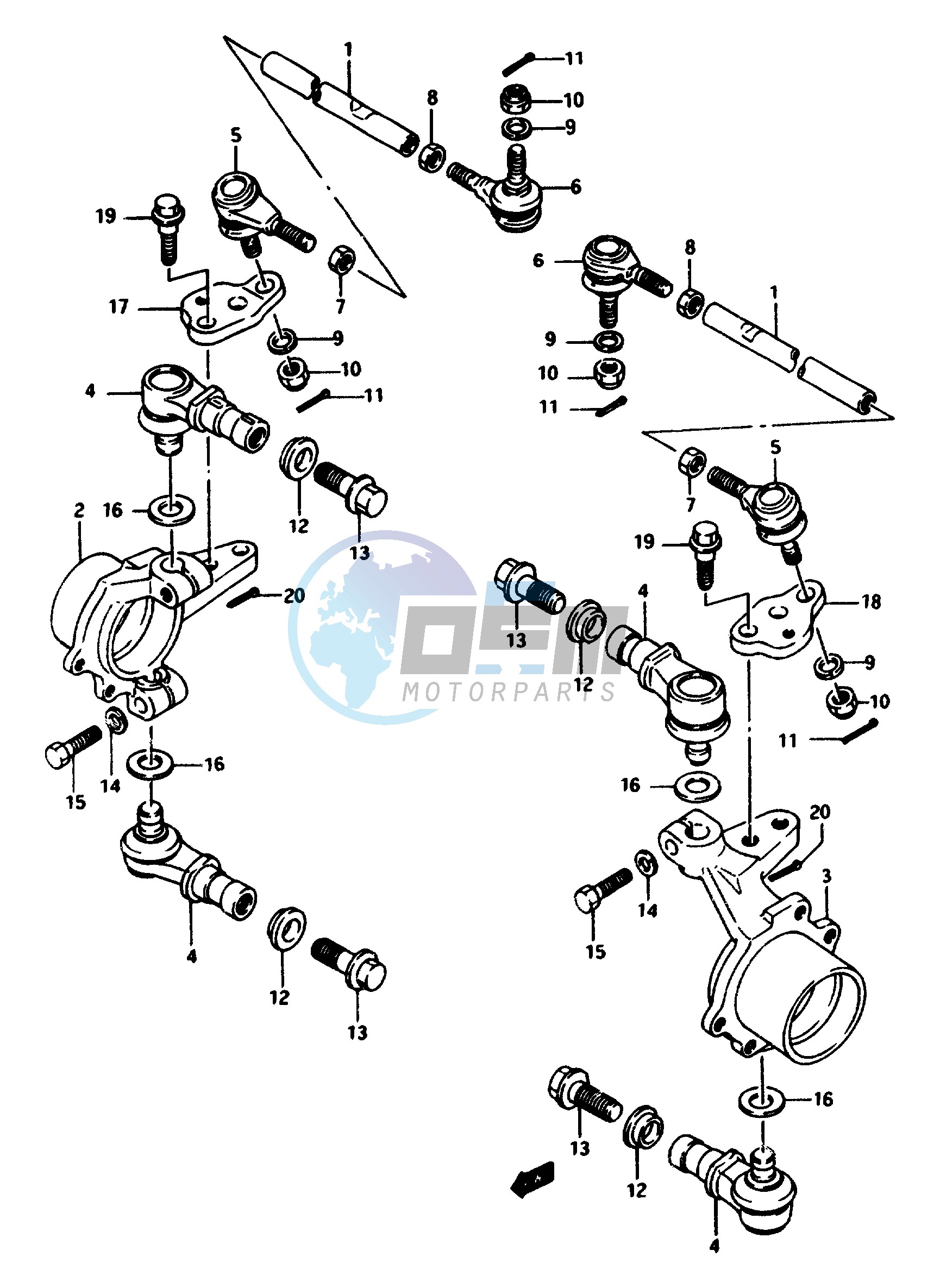 KNUCKLE ARM