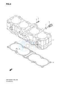 GSF1250 (E2) Bandit drawing CYLINDER