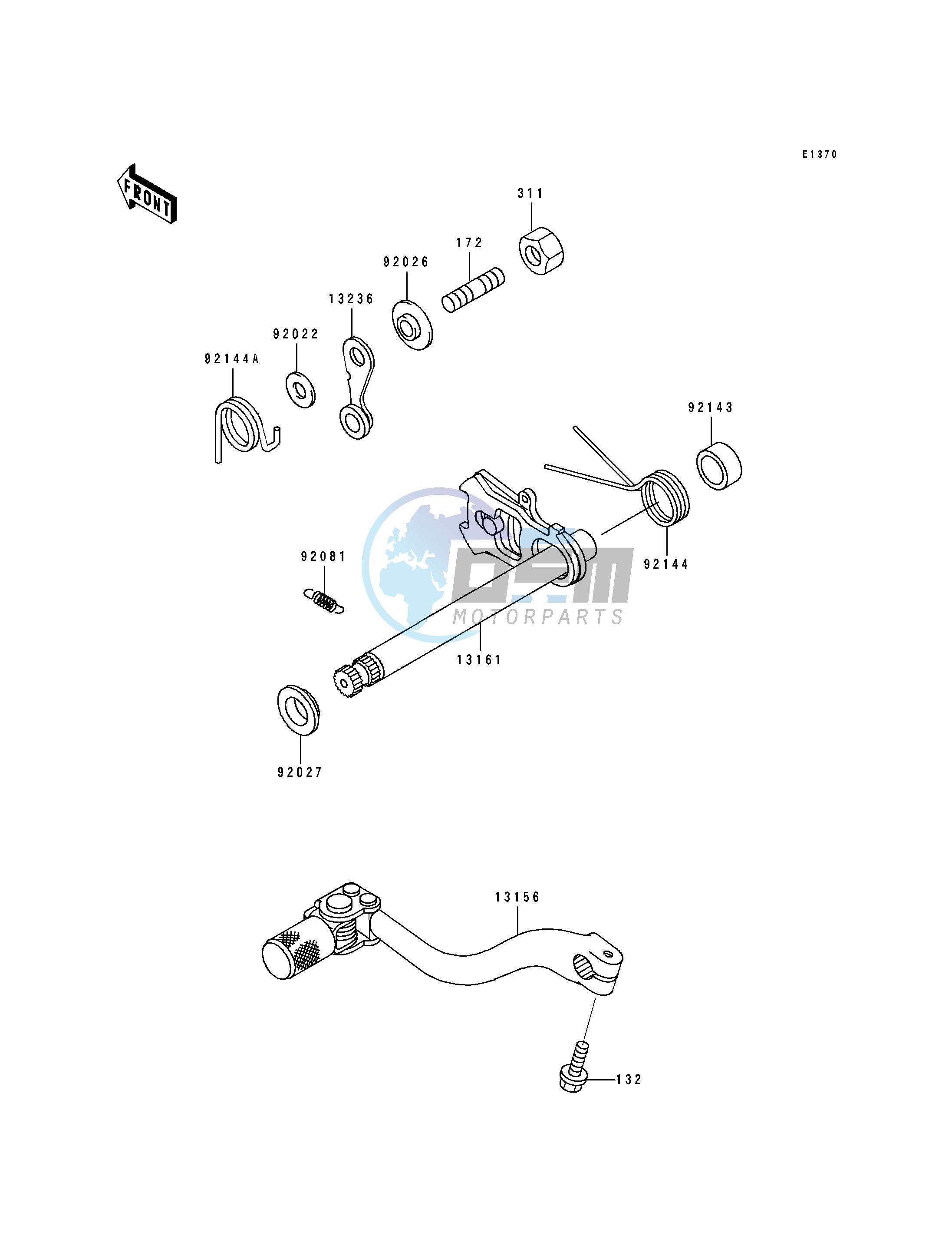 GEAR CHANGE MECHANISM