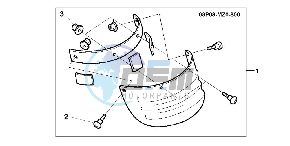 FR,MUDGUARD EXTENSIO