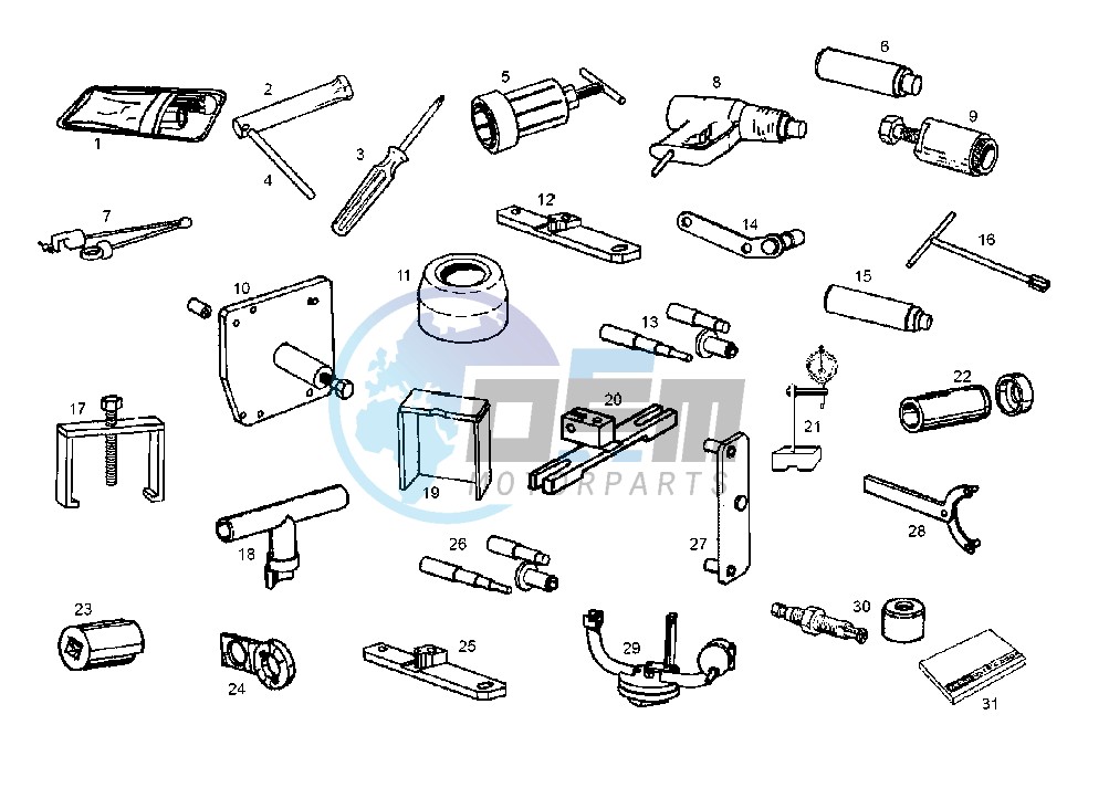 WORKSHOP SERVICE TOOLS