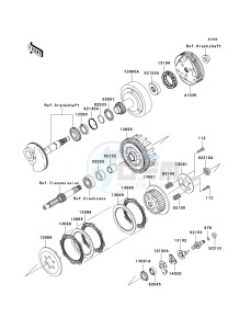 KLX 110 A (KLX110 MONSTER ENERGY) (A6F-A9FA) A8F drawing CLUTCH