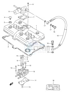 GSF250V (E24) Bandit drawing CYLINDER HEAD COVER