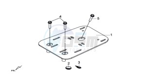 MAXSYM 600I ABS drawing LUGGAGE RACK