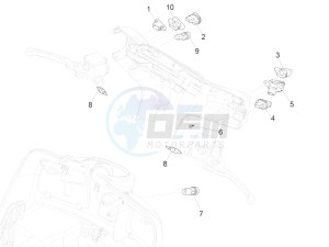 GTS 150 4T 3V IE ABS E4 (EMEA) drawing Selectors - Switches - Buttons