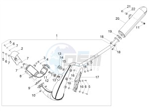 RX 50 FACTORY E4 (EMEA) drawing Exhaust pipe