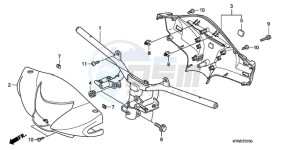 SH300A9 F / ABS CMF TBX drawing HANDLE PIPE/HANDLE COVER