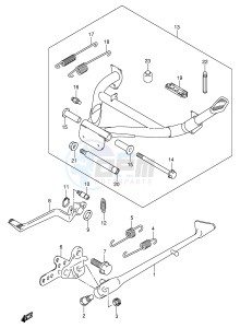 GSX1300R (E2) Hayabusa drawing STAND