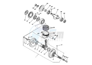 ATV 350 drawing CRANKSHAFT PISTON