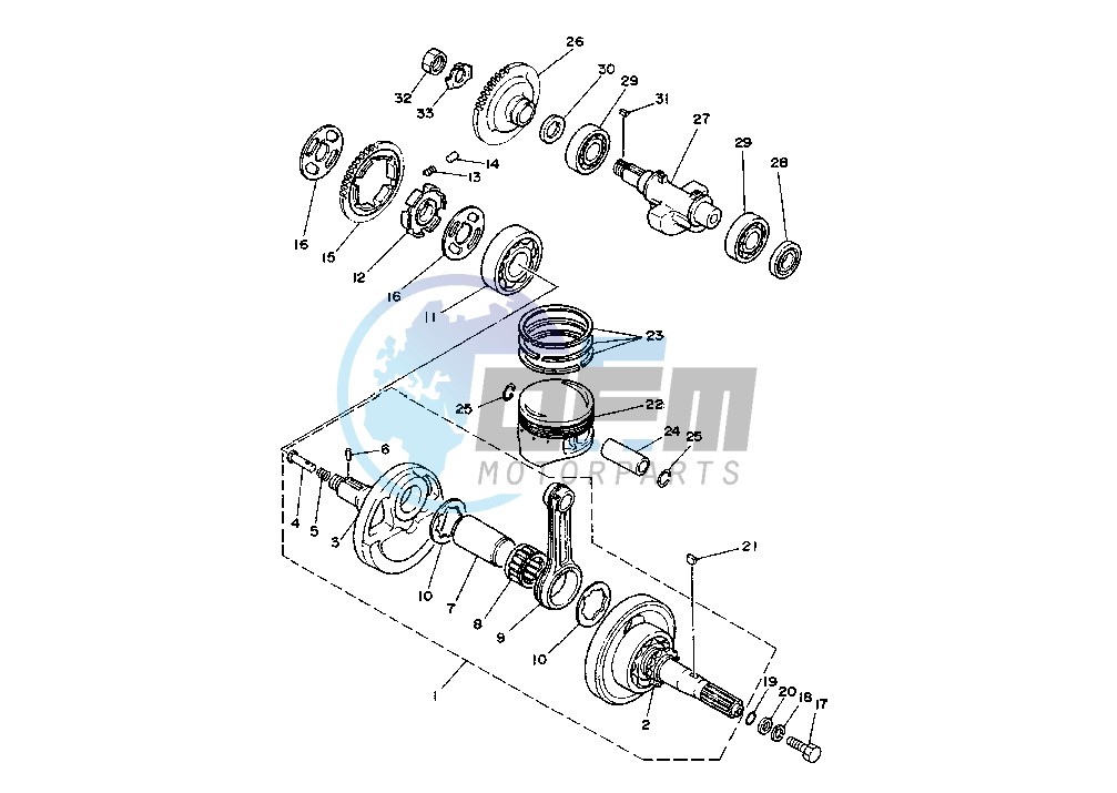 CRANKSHAFT PISTON